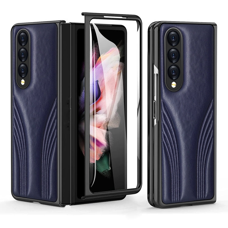 Custodia per telefono pieghevole in rilievo, For Samsung Galaxy Z Fold4