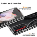 Custodia per telefono pieghevole in rilievo, For Samsung Galaxy Z Fold4