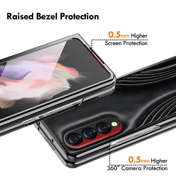 Custodia per telefono pieghevole in rilievo, For Samsung Galaxy Z Fold4