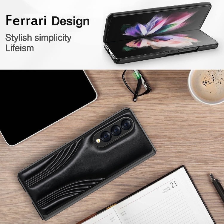 Custodia per telefono pieghevole in rilievo, For Samsung Galaxy Z Fold4