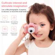 X2S Schermo LCD da 2,0 pollici Mini fotocamera per bambini Fotocamera digitale, HD Single Camera 1300W, Single Camera 800w