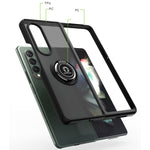 Custodia per telefono con supporto per PC + TPU serie Q Shadow 1, For Samsung Galaxy Z Fold4