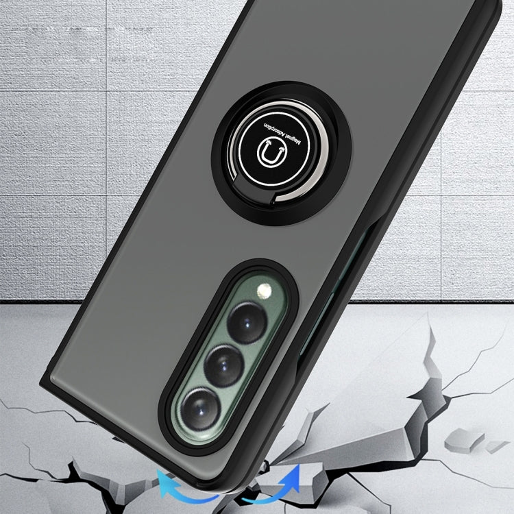 Custodia per telefono con supporto per PC + TPU serie Q Shadow 1, For Samsung Galaxy Z Fold4