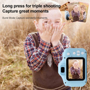 X2S Schermo LCD da 2,0 pollici Mini fotocamera per bambini Fotocamera digitale, HD Dual camera