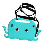 Custodia per tablet antiurto Octopus EVA con pellicola per schermo e tracolla, For Amazon Kindle Fire HD 7 2019 / 2017 / 2015, For Amazon Kindle Fire HD 8 / HD 8 Plus
