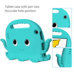 Custodia per tablet antiurto Octopus EVA con pellicola per schermo e tracolla, For Amazon Kindle Fire HD 7 2019 / 2017 / 2015, For Amazon Kindle Fire HD 8 / HD 8 Plus