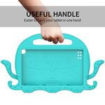 Custodia per tablet antiurto Octopus EVA con pellicola per schermo e tracolla, For Amazon Kindle Fire HD 7 2019 / 2017 / 2015, For Amazon Kindle Fire HD 8 / HD 8 Plus
