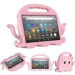Custodia per tablet antiurto Octopus EVA con pellicola per schermo e tracolla, For Amazon Kindle Fire HD 7 2019 / 2017 / 2015, For Amazon Kindle Fire HD 8 / HD 8 Plus