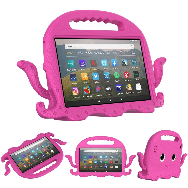 Custodia per tablet antiurto Octopus EVA con pellicola per schermo e tracolla, For Amazon Kindle Fire HD 7 2019 / 2017 / 2015, For Amazon Kindle Fire HD 8 / HD 8 Plus