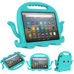 Custodia per tablet antiurto Octopus EVA con pellicola per schermo e tracolla, For Amazon Kindle Fire HD 7 2019 / 2017 / 2015, For Amazon Kindle Fire HD 8 / HD 8 Plus