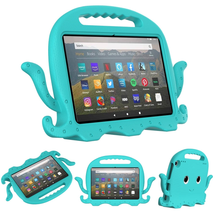 Custodia per tablet antiurto Octopus EVA con pellicola per schermo e tracolla, For Amazon Kindle Fire HD 7 2019 / 2017 / 2015, For Amazon Kindle Fire HD 8 / HD 8 Plus