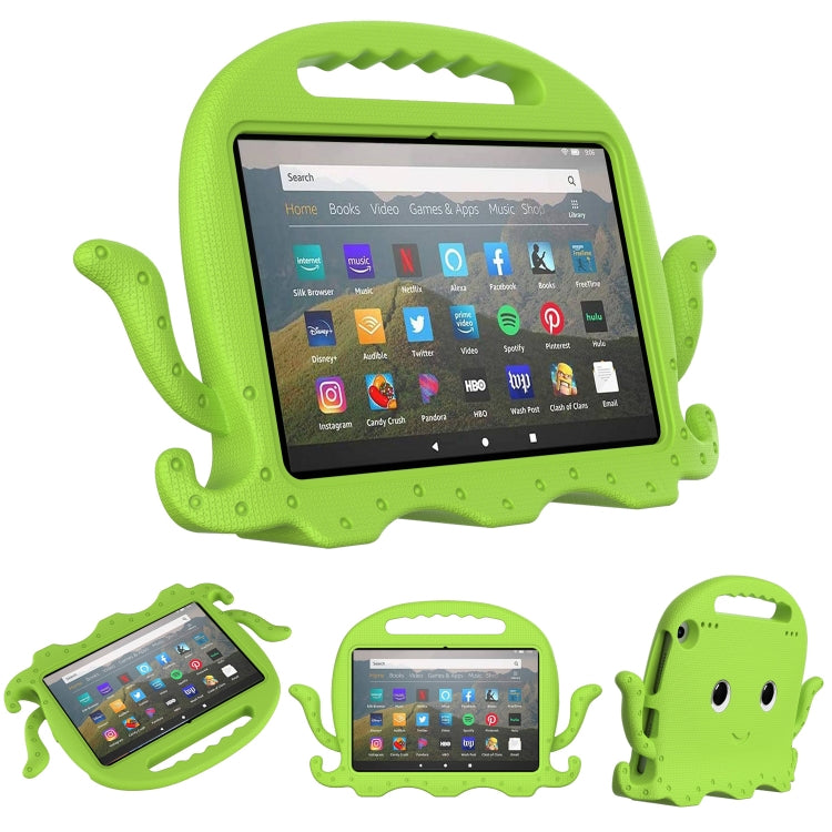 Custodia per tablet antiurto Octopus EVA con pellicola per schermo e tracolla, For Amazon Kindle Fire HD 7 2019 / 2017 / 2015, For Amazon Kindle Fire HD 8 / HD 8 Plus