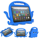 Custodia per tablet antiurto Octopus EVA con pellicola per schermo e tracolla, For Amazon Kindle Fire HD 7 2019 / 2017 / 2015, For Amazon Kindle Fire HD 8 / HD 8 Plus