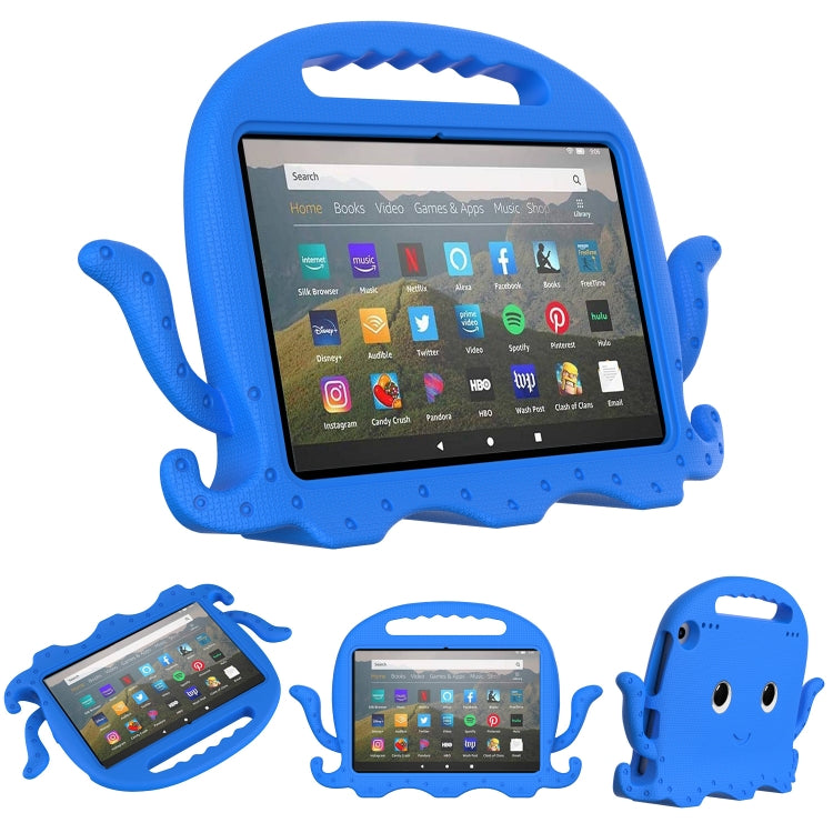 Custodia per tablet antiurto Octopus EVA con pellicola per schermo e tracolla, For Amazon Kindle Fire HD 7 2019 / 2017 / 2015, For Amazon Kindle Fire HD 8 / HD 8 Plus