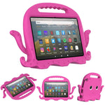 Custodia per tablet antiurto Octopus EVA con pellicola per schermo e tracolla, For Amazon Kindle Fire HD 7 2019 / 2017 / 2015, For Amazon Kindle Fire HD 8 / HD 8 Plus