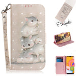 Custodia portafoglio in pelle flip per Samsung Galaxy A01