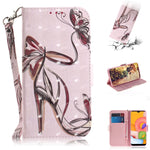 Custodia portafoglio in pelle flip per Samsung Galaxy A01