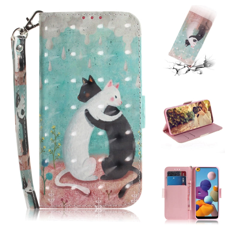 Custodia portafoglio in pelle flip per Samsung Galaxy A01