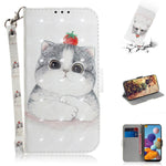 Custodia portafoglio in pelle flip per Samsung Galaxy A01