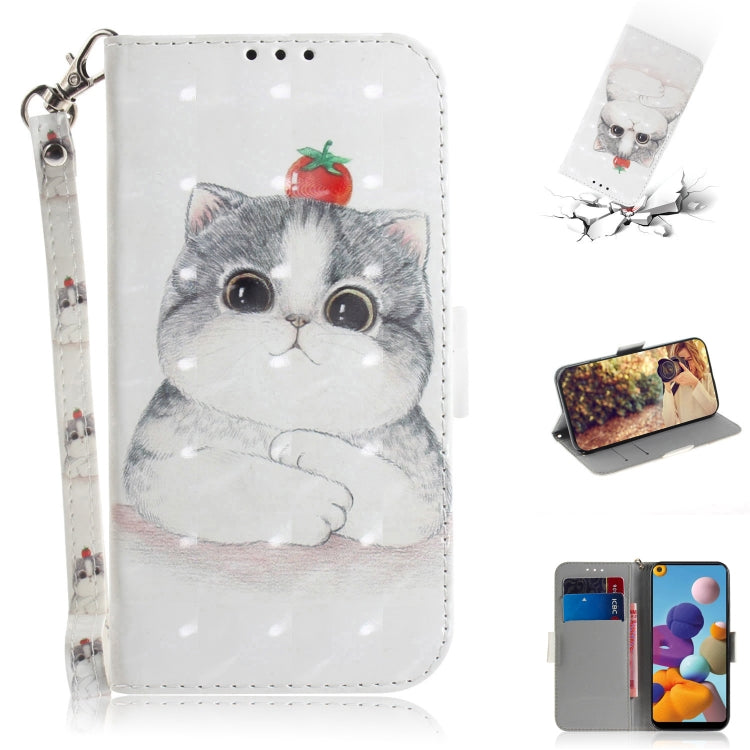 Custodia portafoglio in pelle flip per Samsung Galaxy A01