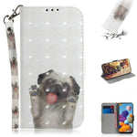 Custodia portafoglio in pelle flip per Samsung Galaxy A01