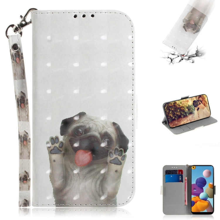 Custodia portafoglio in pelle flip per Samsung Galaxy A01