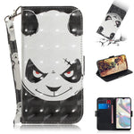 Custodia portafoglio in pelle flip con slot carte per Galaxy A70e