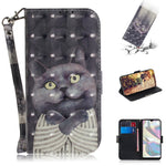 Custodia portafoglio in pelle flip con slot carte per Galaxy A70e