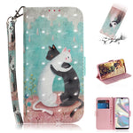 Custodia portafoglio in pelle flip con slot carte per Galaxy A70e