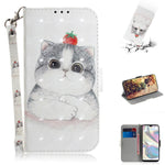 Custodia portafoglio in pelle flip con slot carte per Galaxy A70e