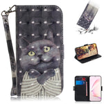 Custodia portafoglio in pelle flip con slot carte per Galaxy A70e