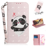 Custodia portafoglio in pelle flip con slot carte per Galaxy A70e
