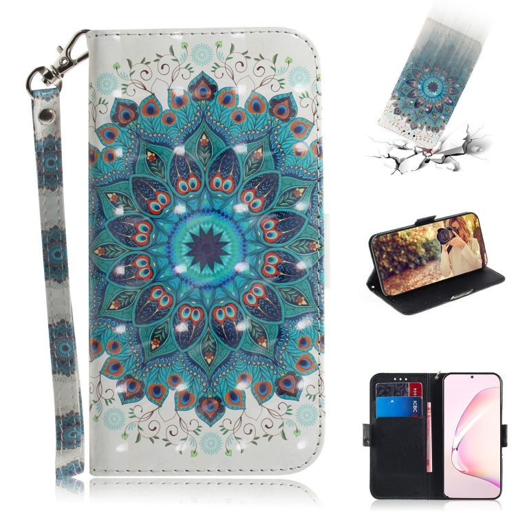 Custodia portafoglio in pelle con pittura 3D per Galaxy S10 Lite