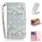 Custodia portafoglio in pelle con pittura 3D per Galaxy S10 Lite