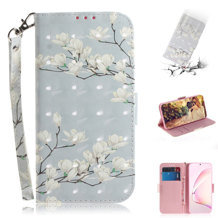 Custodia portafoglio in pelle con pittura 3D per Galaxy S10 Lite