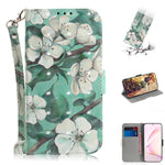 Custodia portafoglio in pelle con pittura 3D per Galaxy S10 Lite