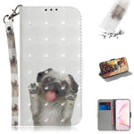 Custodia portafoglio in pelle con pittura 3D per Galaxy S10 Lite