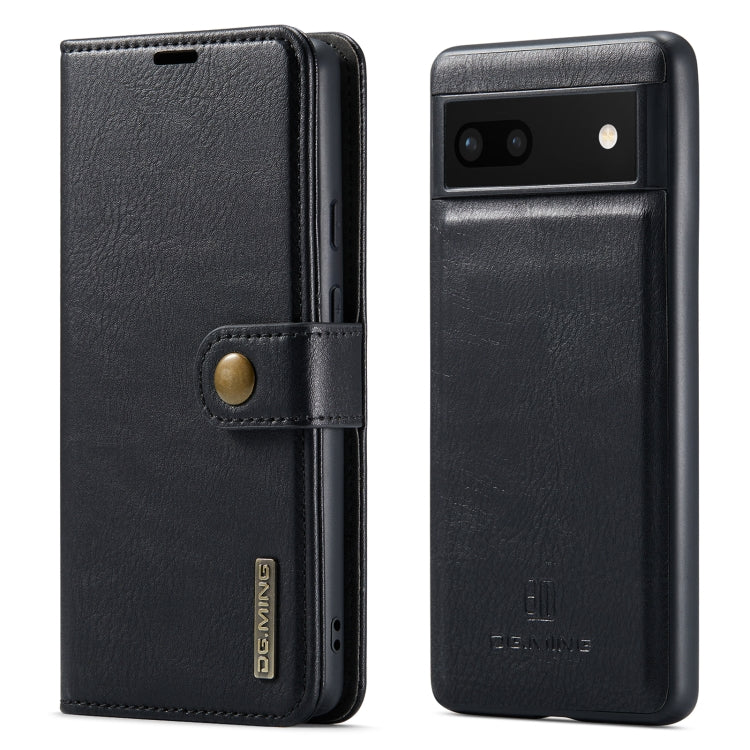 Custodia per telefono in pelle magnetica staccabile con struttura Crazy Horse DG.MING, For Google Pixel 6A, For Google Pixel 7, For Google Pixel 7 Pro, For OnePlus Ace & 10R, For OnePlus 10 Pro, For OnePlus Nord N20 5G