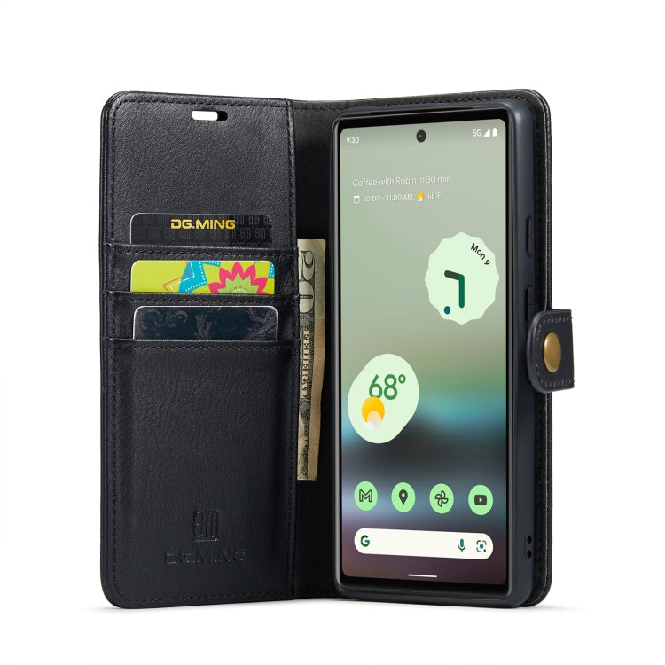 Custodia per telefono in pelle magnetica staccabile con struttura Crazy Horse DG.MING, For Google Pixel 6A, For Google Pixel 7, For Google Pixel 7 Pro, For OnePlus Ace & 10R, For OnePlus 10 Pro, For OnePlus Nord N20 5G