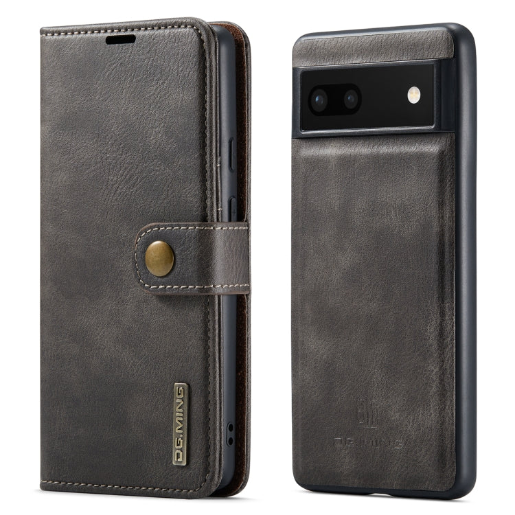 Custodia per telefono in pelle magnetica staccabile con struttura Crazy Horse DG.MING, For Google Pixel 6A, For Google Pixel 7, For Google Pixel 7 Pro, For OnePlus Ace & 10R, For OnePlus 10 Pro, For OnePlus Nord N20 5G