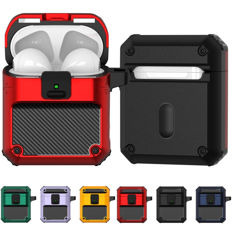 Custodia protettiva in TPU e PC per AirPods 1 e 2