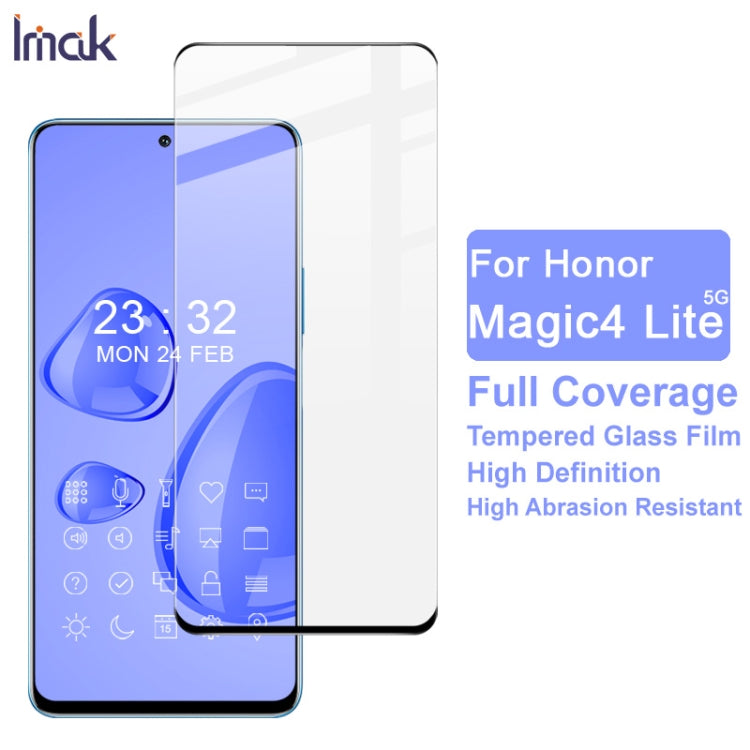 Pellicola in vetro temperato a schermo intero con durezza superficiale IMAK 9H serie Pro+, For Honor Magic4 Lite 5G, For Honor X9 4G 5G, For OPPO K10 Pro 5G, For Realme C21, For Xiaomi Note 11T Pro 5G / Note 11T Pro+ 5G, For vivo iQOO Neo6 5G          ...