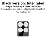 Pellicola in vetro temperato con obiettivo per fotocamera posteriore integrata imak con copriobiettivo versione nera, For OnePlus Nord CE 2 Lite 5G, For OPPO Realme 8i, For OPPO Realme Narzo 50 5G, For OPPO Realme Narzo 50A Prime, For vivo T1 Pro 5G