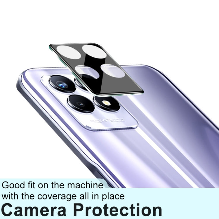 Pellicola in vetro temperato con obiettivo per fotocamera posteriore integrata imak con copriobiettivo versione nera, For OnePlus Nord CE 2 Lite 5G, For OPPO Realme 8i, For OPPO Realme Narzo 50 5G, For OPPO Realme Narzo 50A Prime, For vivo T1 Pro 5G