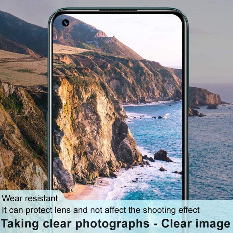 Pellicola in vetro temperato con obiettivo per fotocamera posteriore integrata imak con copriobiettivo versione nera, For OnePlus Nord CE 2 Lite 5G, For OPPO Realme 8i, For OPPO Realme Narzo 50 5G, For OPPO Realme Narzo 50A Prime, For vivo T1 Pro 5G