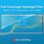 2 PZ Imak Pellicola Protettiva Frontale Idrogel a Schermo Intero Curvo, For Honor 70 5G, For Honor 70 Pro 5G/70 Pro+ 5G