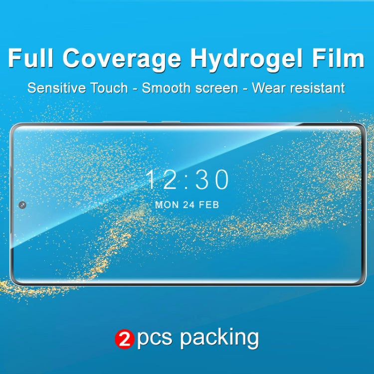 2 PZ Imak Pellicola Protettiva Frontale Idrogel a Schermo Intero Curvo, For Honor 70 5G, For Honor 70 Pro 5G/70 Pro+ 5G