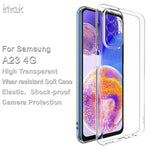 Custodia per telefono in TPU Claer serie IMAK UX-5, For Samsung Galaxy A23 4G