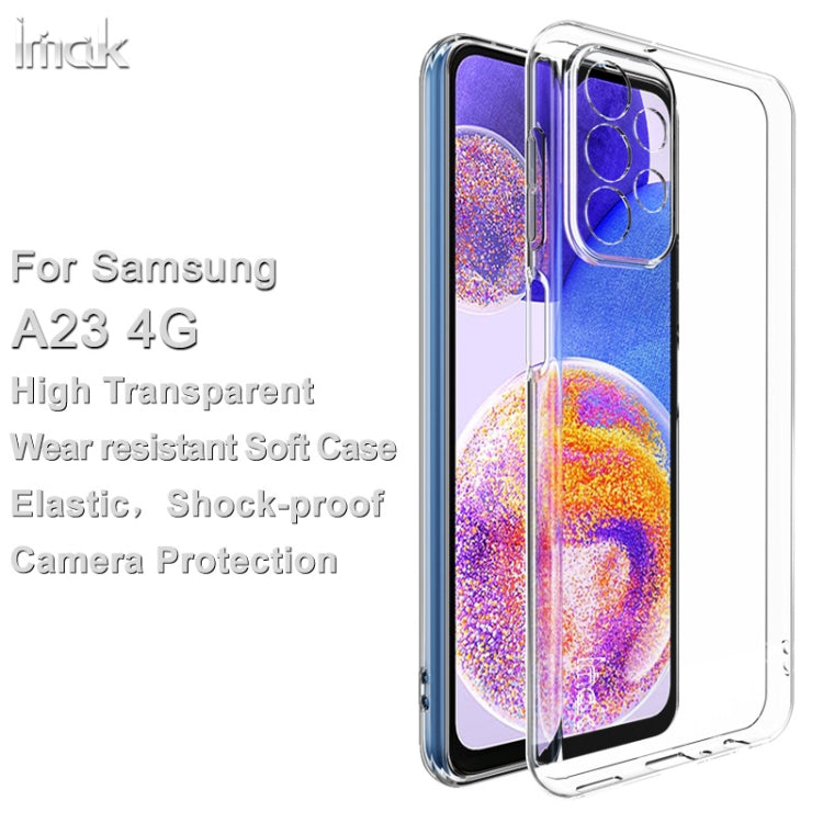 Custodia per telefono in TPU Claer serie IMAK UX-5, For Samsung Galaxy A23 4G