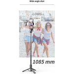 Bastone selfie con treppiede e luce per smartphone